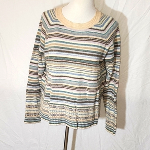 New‎ York and Company Striped Sweater Size Large